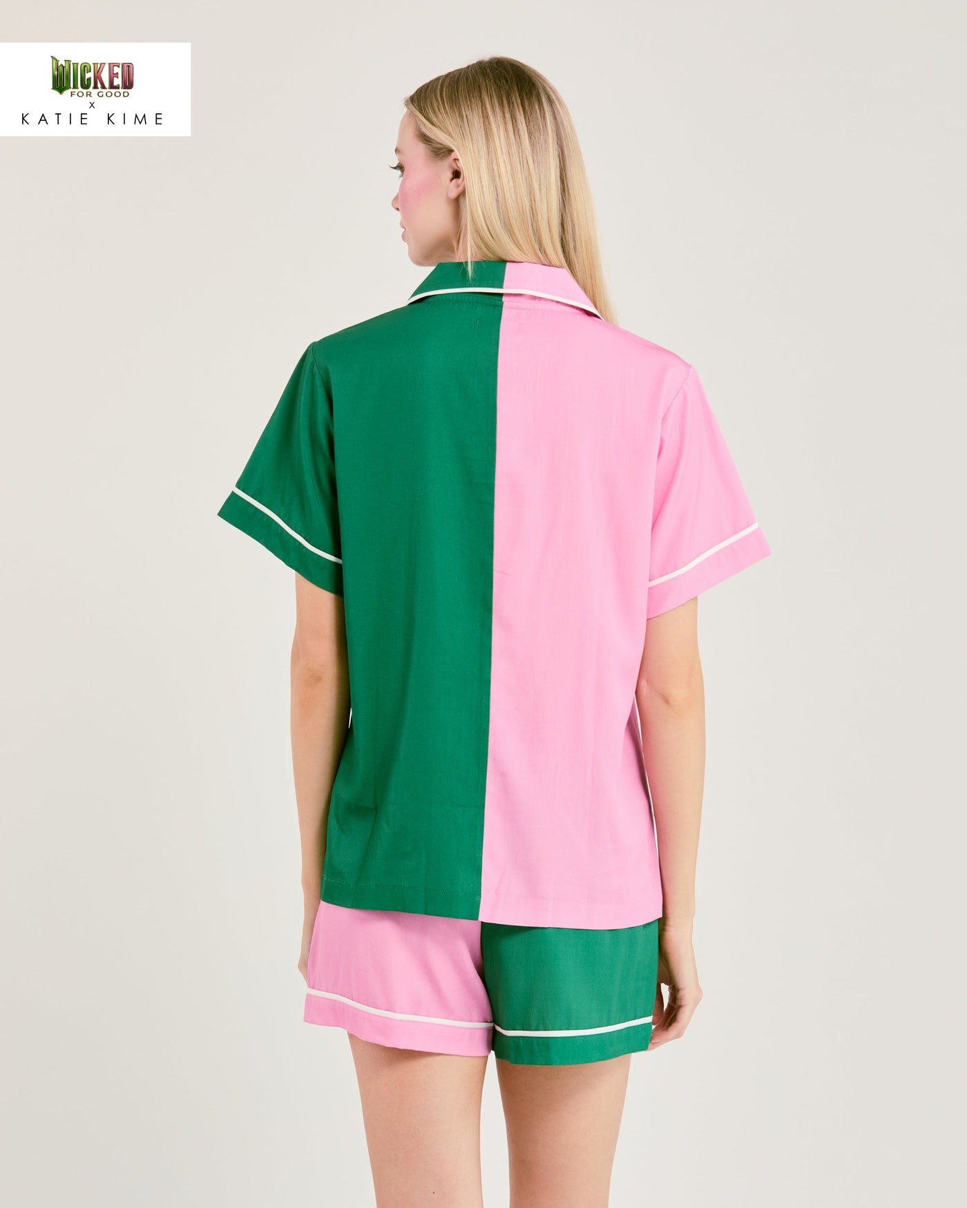 Enchanted Colorblock Pajama Shorts Set Pajama Set Katie Kime