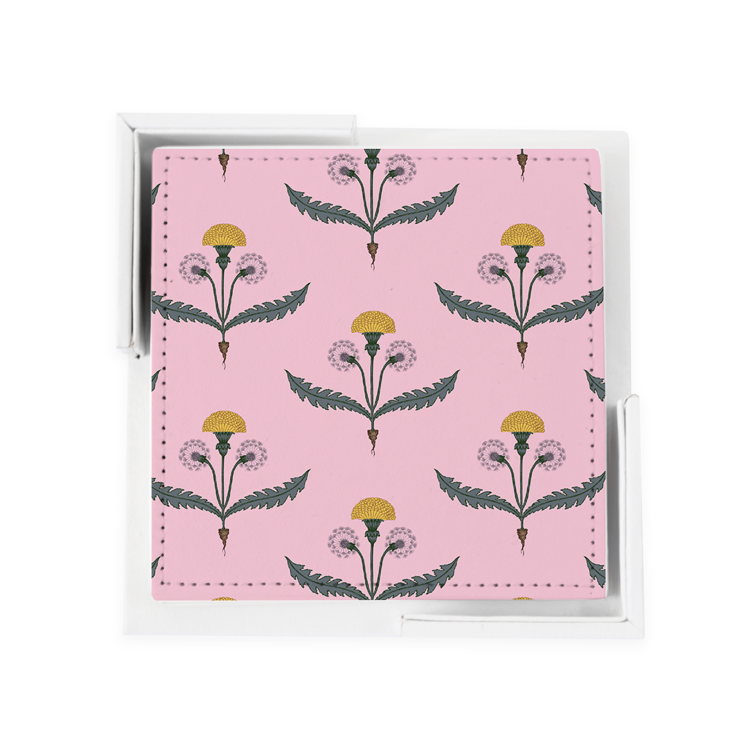 Fine and Dandy Coaster Set Coaster Set Pink Katie Kime