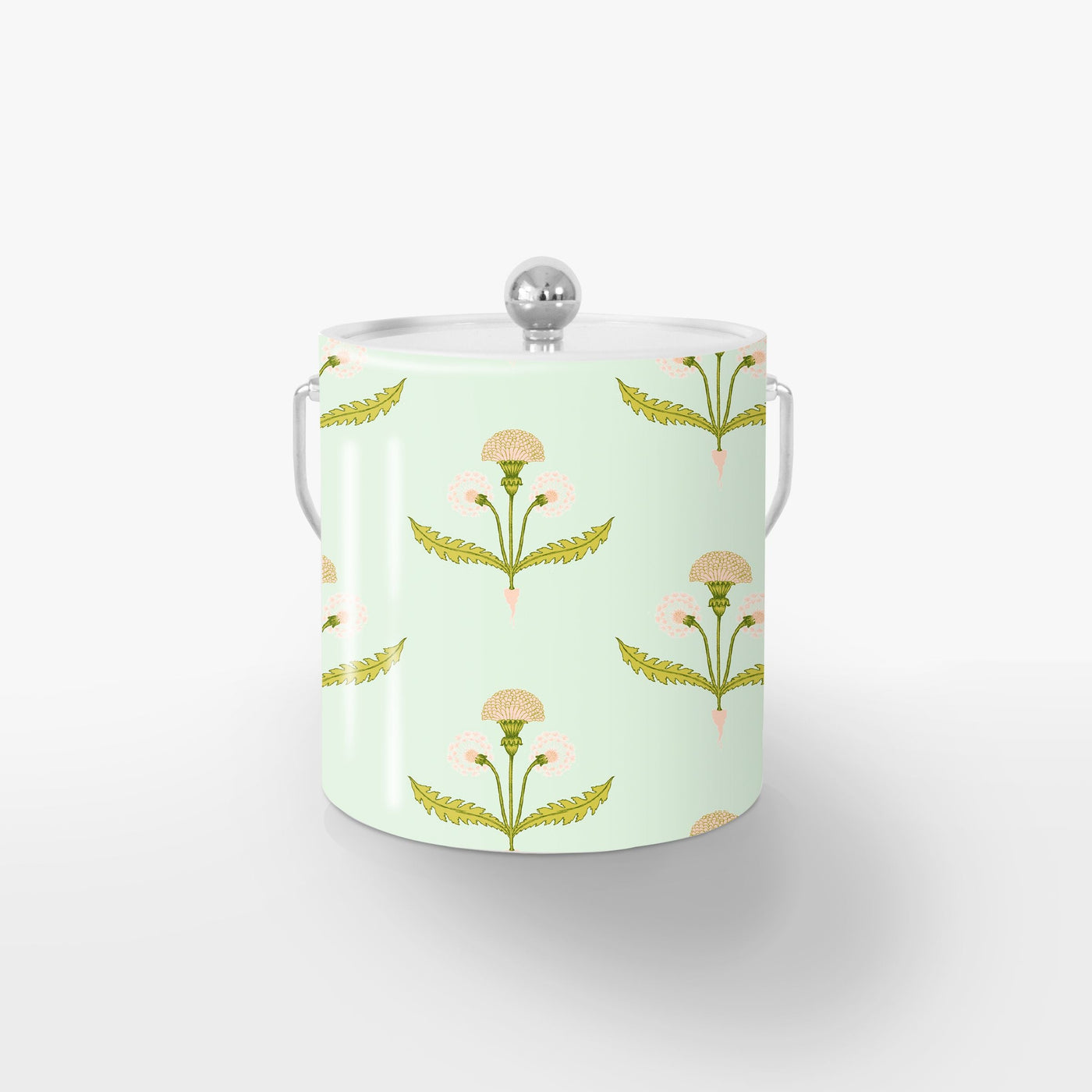 Fine and Dandy Ice Bucket Ice Bucket Mint / Silver Katie Kime