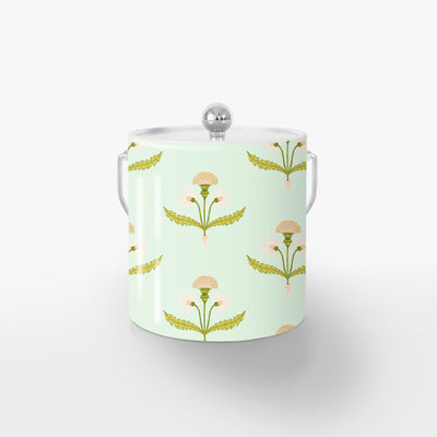 Fine and Dandy Ice Bucket Ice Bucket Mint / Silver Katie Kime