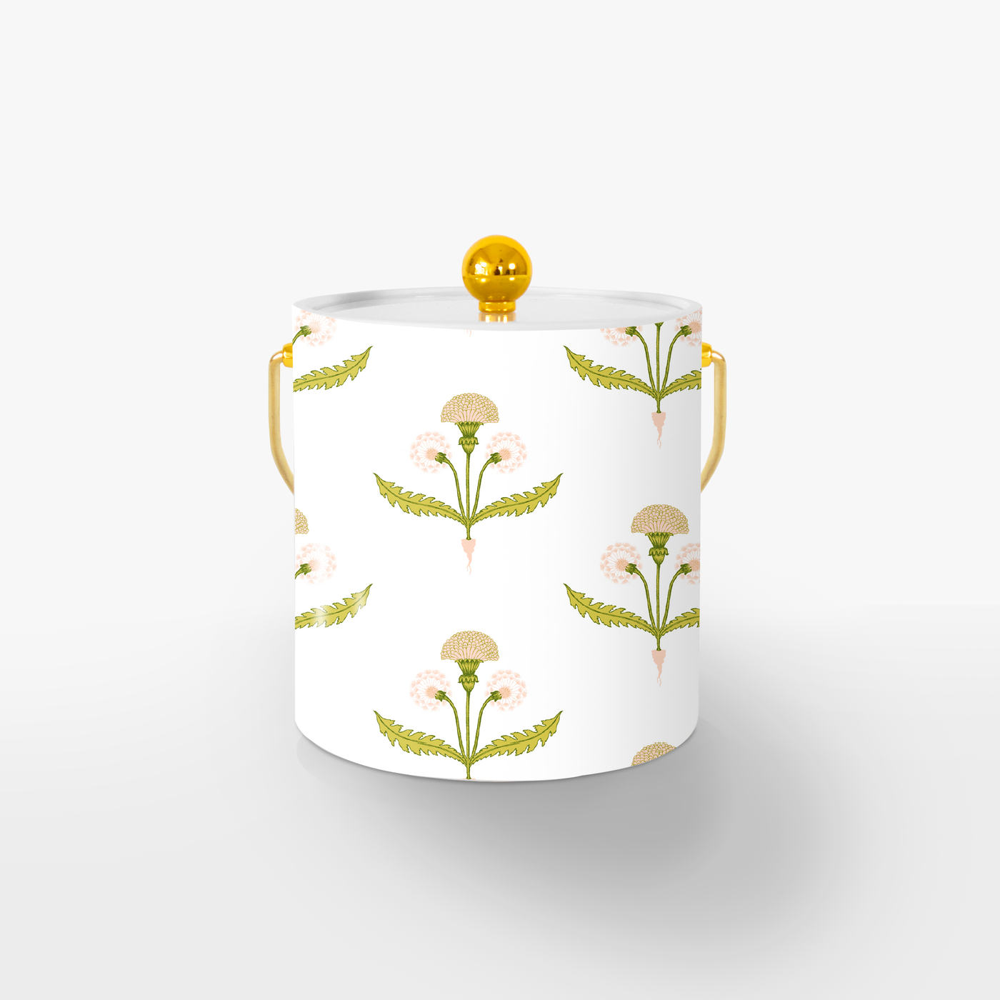 Fine and Dandy Ice Bucket Ice Bucket Peach / Gold Katie Kime