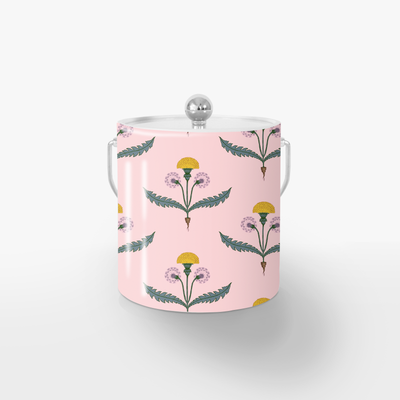 Fine and Dandy Ice Bucket Ice Bucket Pink / Silver Katie Kime