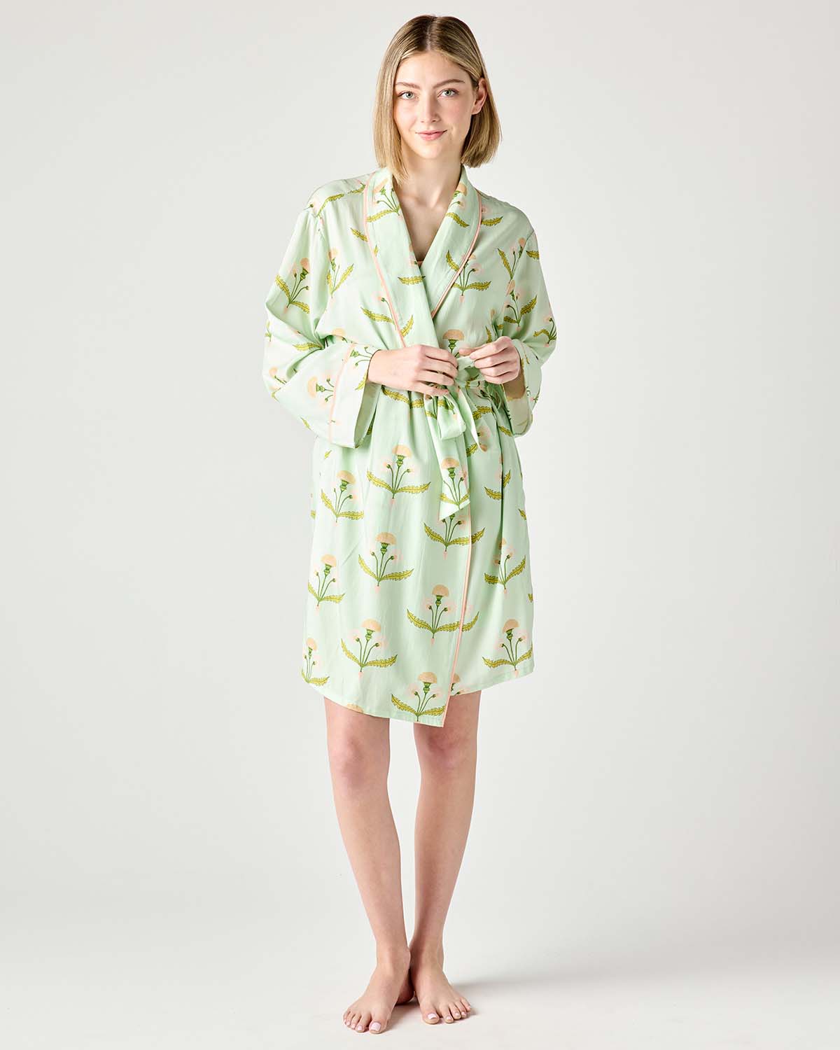 Fine and Dandy Lounge Robe Robe Mint / One Size Fits Most Katie Kime