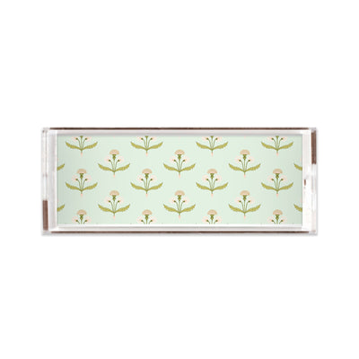 Fine and Dandy Lucite Tray Lucite Trays 11x4 / Mint Katie Kime
