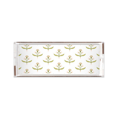 Fine and Dandy Lucite Tray Lucite Trays Peach / 11x4 Katie Kime