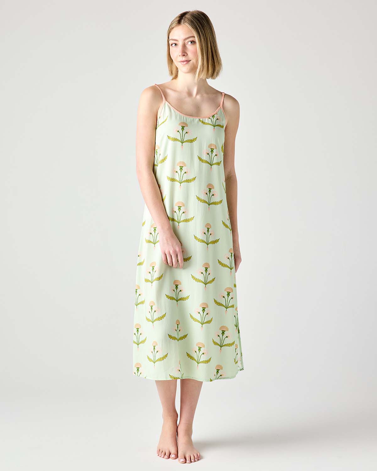 Fine and Dandy Sleep Slip Dress Pajama Dress Mint / XS Katie Kime