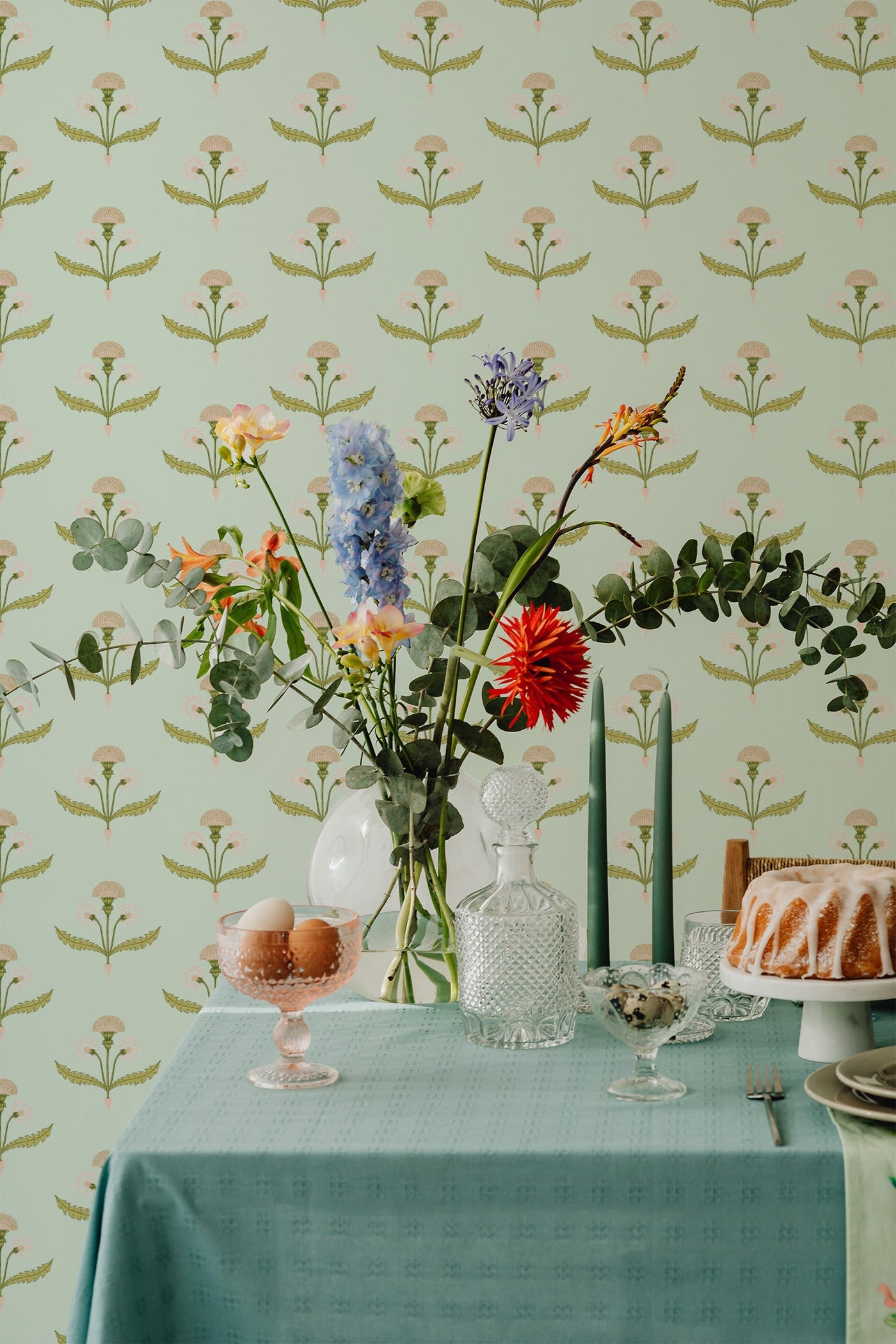 Wallpaper Fine and Dandy Traditional Wallpaper Katie Kime