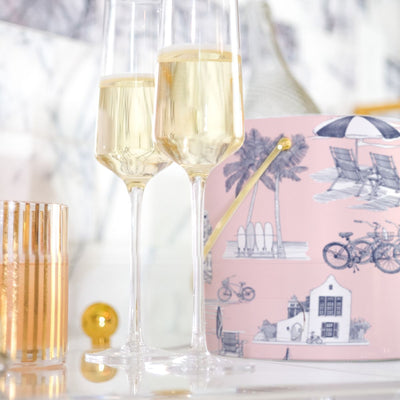 Florida Toile Ice Bucket Ice Bucket Katie Kime