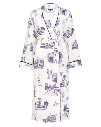 Fort Worth Toile Robe Robe Katie Kime