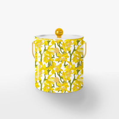 Garden Party Ice Bucket Ice Bucket Yellow / Gold Katie Kime