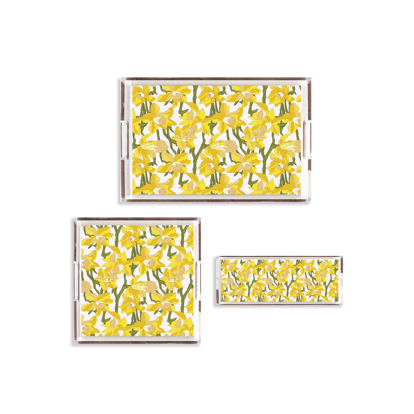 Garden Party Lucite Tray Lucite Trays Katie Kime