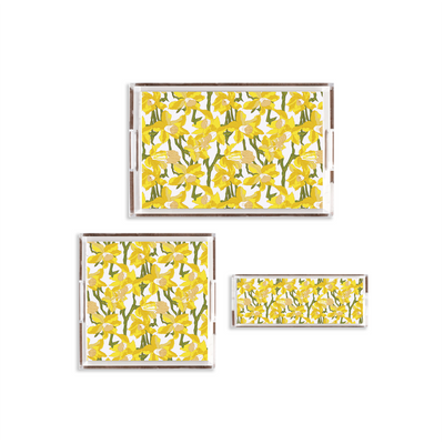 Garden Party Lucite Tray Lucite Trays Katie Kime