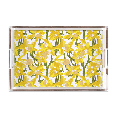 Garden Party Lucite Tray Lucite Trays Yellow / 11x17 Katie Kime
