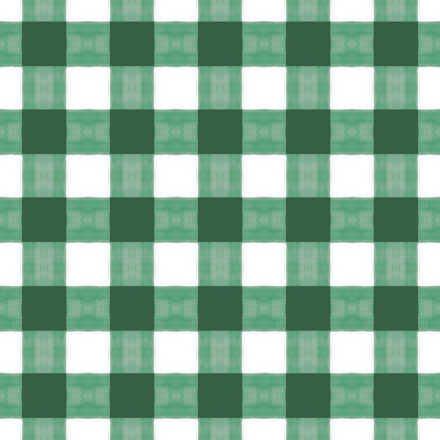 Gingham Peel & Stick Wallpaper Peel & Stick Wallpaper Hunter / Large Scale / 24" x 144" Katie Kime