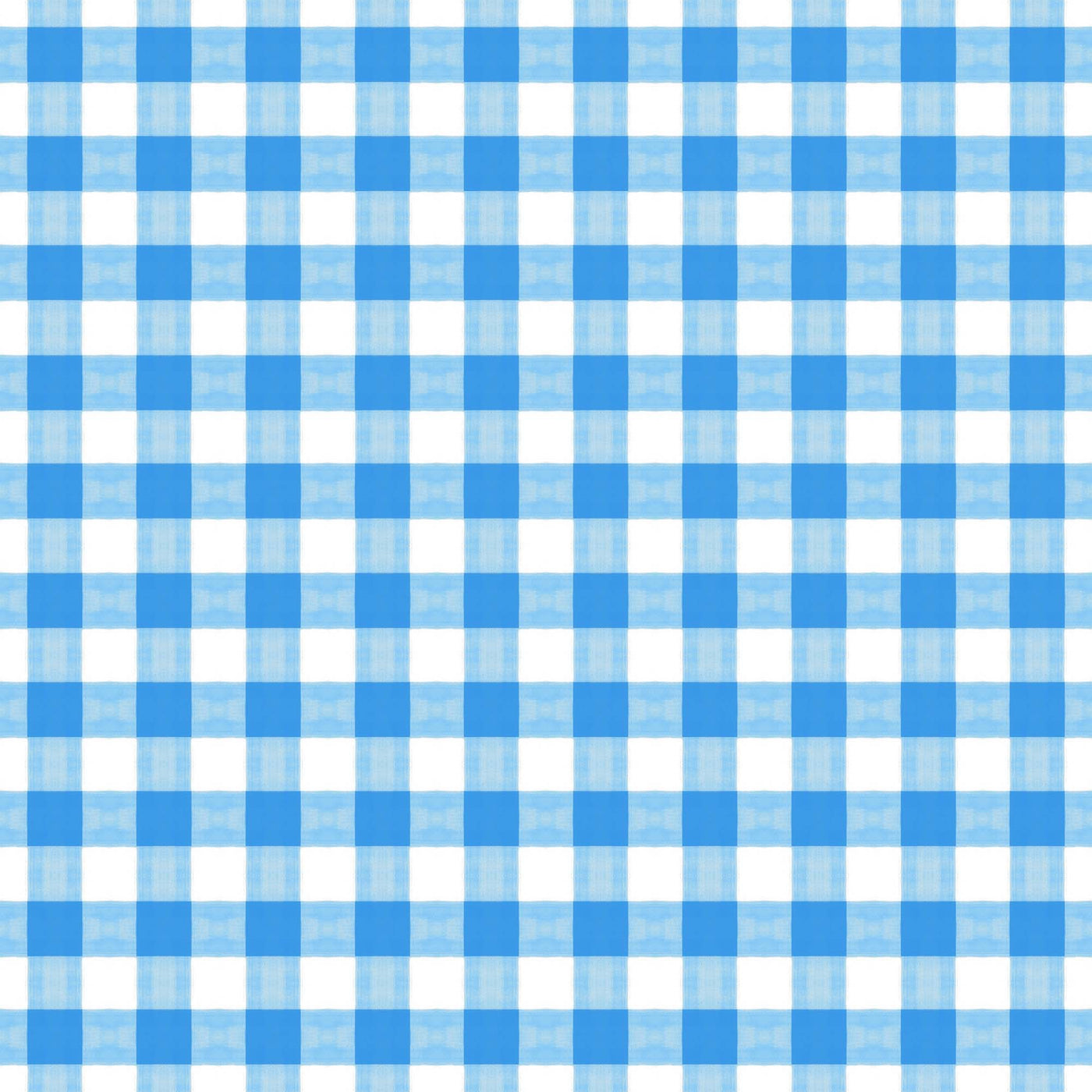 Gingham Peel & Stick Wallpaper Peel & Stick Wallpaper Light Blue / Small Scale / 24" x 144" Katie Kime