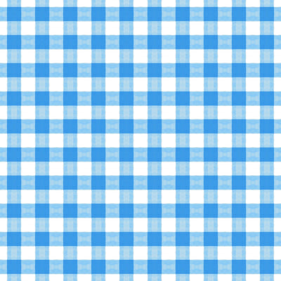 Gingham Peel & Stick Wallpaper Peel & Stick Wallpaper Light Blue / Small Scale / 24" x 144" Katie Kime