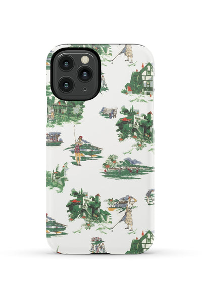 Golf Toile iPhone Case Phone Case Multi / iPhone 11 Pro / Tough Katie Kime