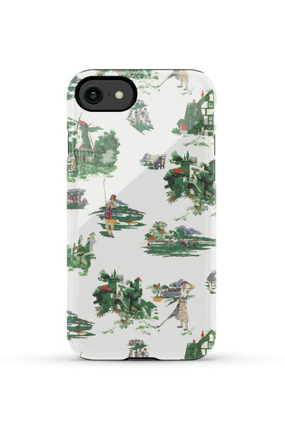 Golf Toile iPhone Case Phone Case Multi / iPhone SE (2022) / Tough Katie Kime