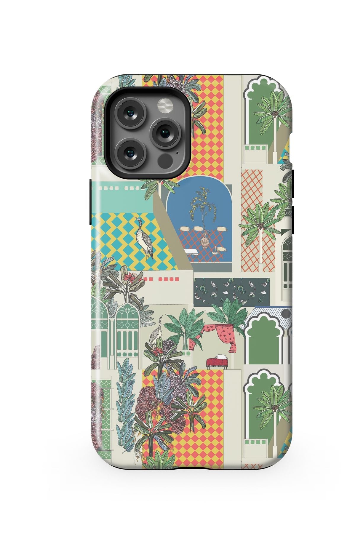 Greco Garden iPhone Case Phone Case Green / iPhone 12 Pro / MagSafe Tough Katie Kime