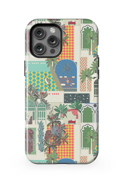 Greco Garden iPhone Case Phone Case Green / iPhone 12 Pro Max / MagSafe Tough Katie Kime