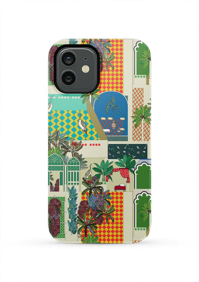 Greco Garden iPhone Case Phone Case Green / iPhone 12 / Tough Katie Kime