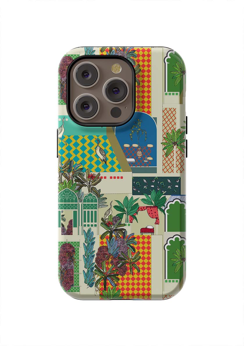 Greco Garden iPhone Case Phone Case Green / iPhone 14 Pro / Tough Katie Kime