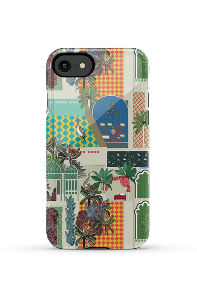 Greco Garden iPhone Case Phone Case Green / iPhone SE (2022) / Tough Katie Kime