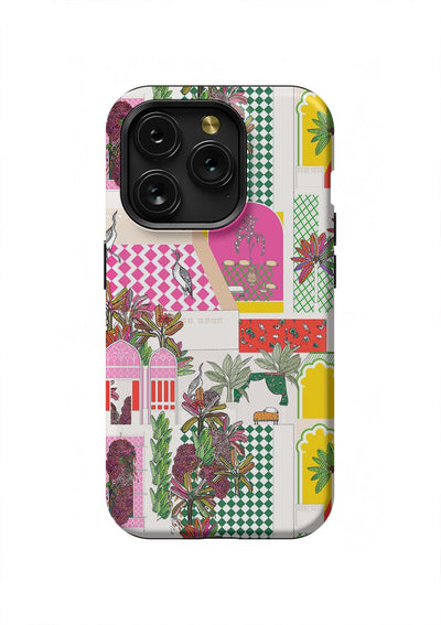 Greco Garden iPhone Case Phone Case Pink / iPhone 15 Pro / Tough Katie Kime