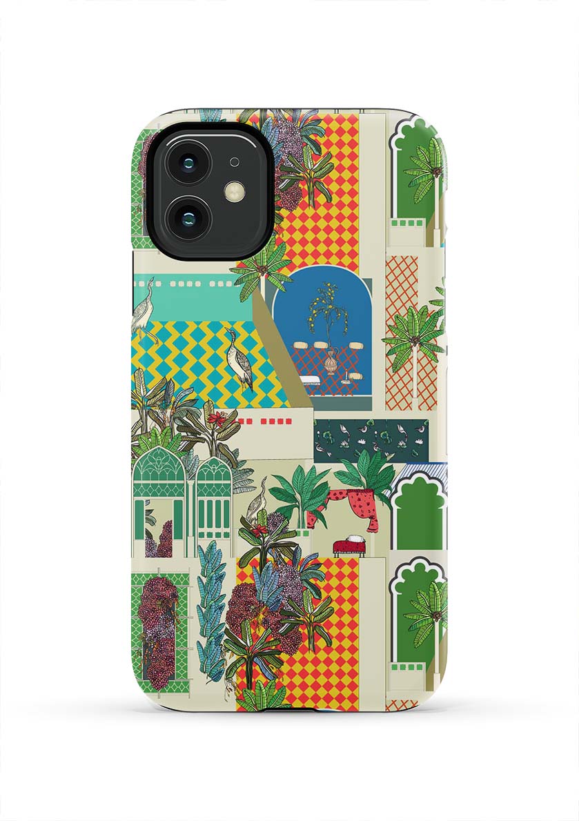 Greco Garden iPhone Case Phone Case Tough / iPhone 11 / Green Katie Kime