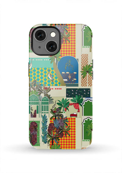 Greco Garden iPhone Case Phone Case Tough / iPhone 13 / Green Katie Kime