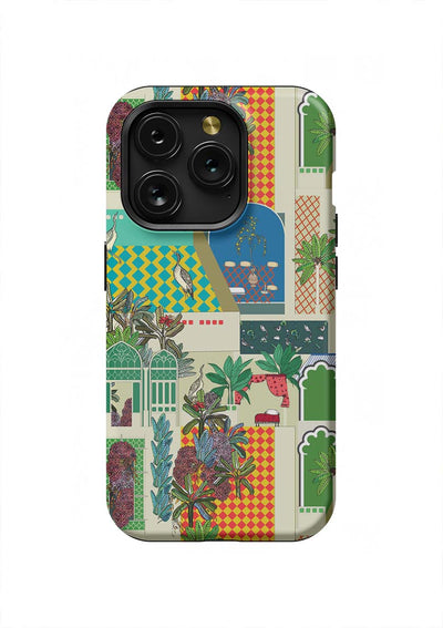 Greco Garden iPhone Case Phone Case Tough / iPhone 15 Pro / Green Katie Kime