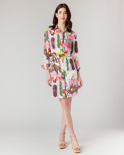 Greco Garden Sophia Shirtdress Dress Katie Kime