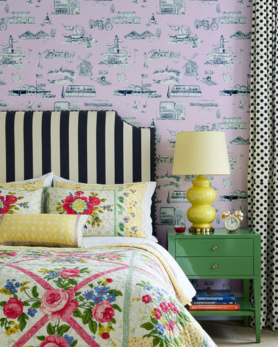 Hamptons Toile Peel & Stick Wallpaper Peel & Stick Wallpaper Katie Kime