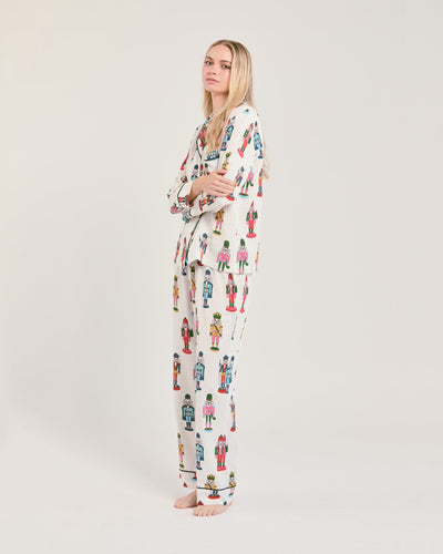 Holiday March Long Sleeve Pajama Pants Set Pajama Set Katie Kime