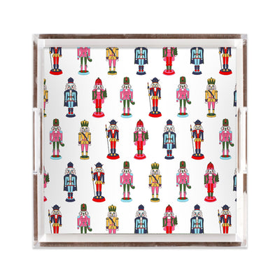 Holiday March Lucite Tray Lucite Trays Multi / 12x12 Katie Kime