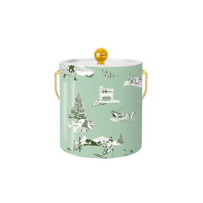 Holiday Toile Ice Bucket Ice Bucket Katie Kime