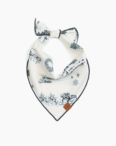 Holiday Toile Pet Bandana Dog Apparel Katie Kime