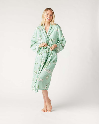 Holiday Toile Robe Robe Katie Kime