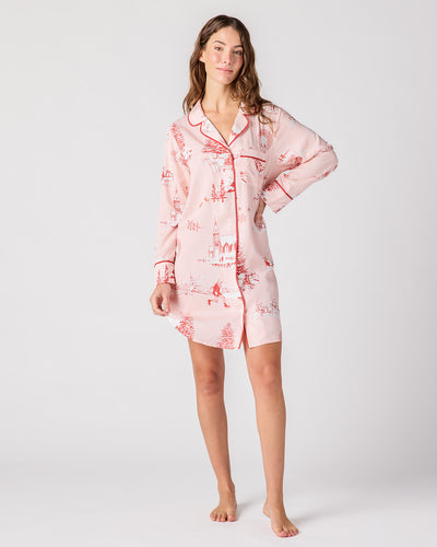 Holiday Toile Sleep Shirt Sleep Shirt Katie Kime