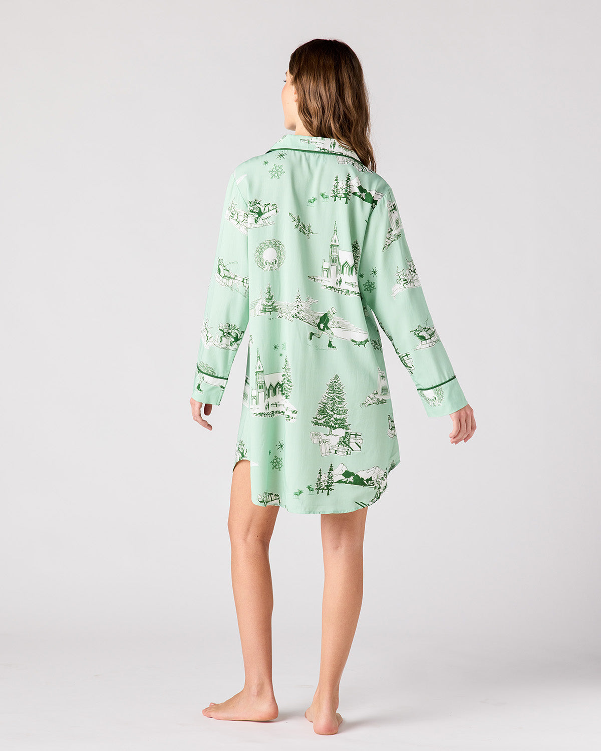 Holiday Toile Sleep Shirt Sleep Shirt Katie Kime