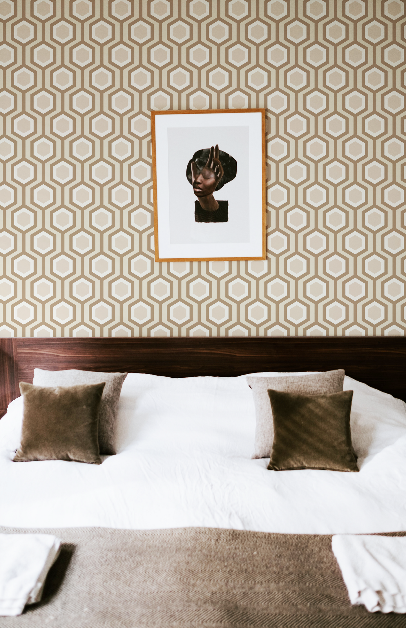 Honeycomb Peel & Stick Wallpaper Peel & Stick Wallpaper Katie Kime