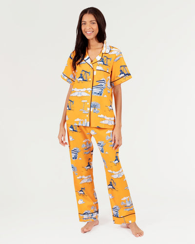 Houston Toile Pajama Pants Set Pajama Set Katie Kime