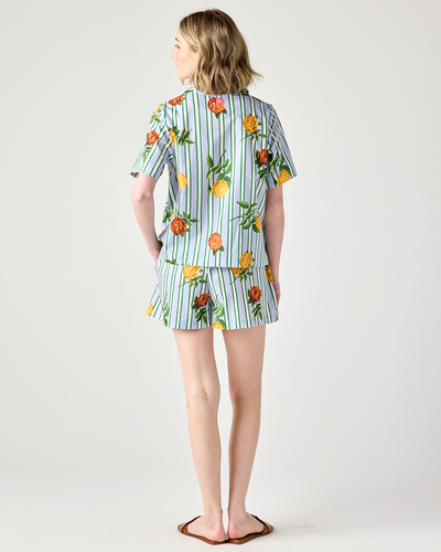 Jane Top in Derby Stripe Top Katie Kime