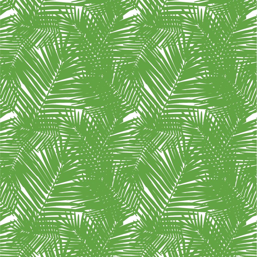 Jungle Leaves Traditional Wallpaper Wallpaper Green / Double Roll Katie Kime