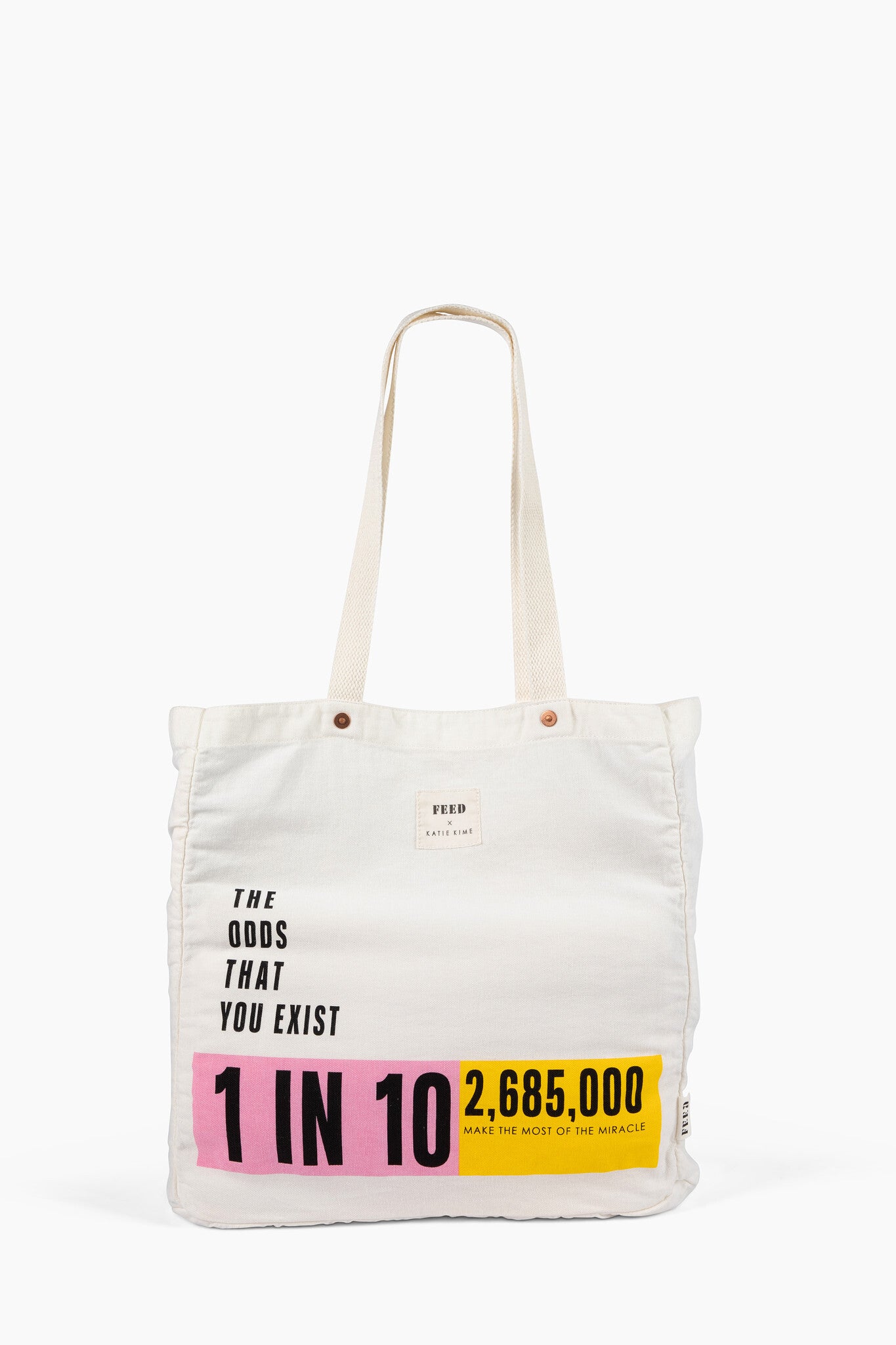 Katie Kime x FEED Wonder Tote Tote Bag White Katie Kime