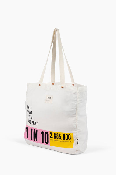 Katie Kime x FEED Wonder Tote Tote Bag White Katie Kime