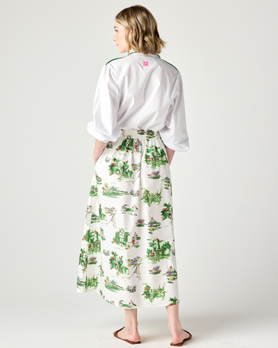 Knoll Skirt in Golf Toile Skirt Katie Kime
