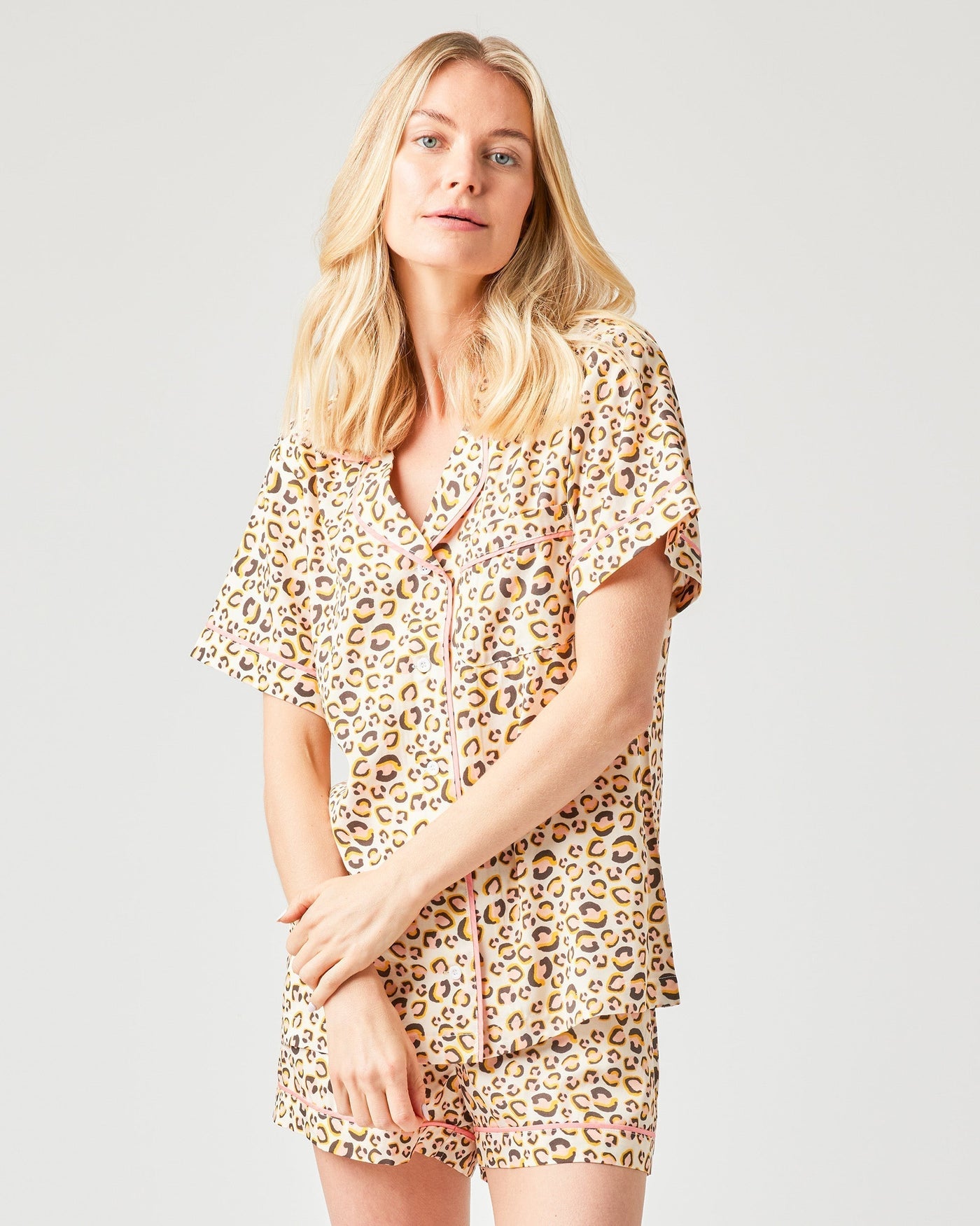 Leopard Print Pajama Set Pajama Set Katie Kime