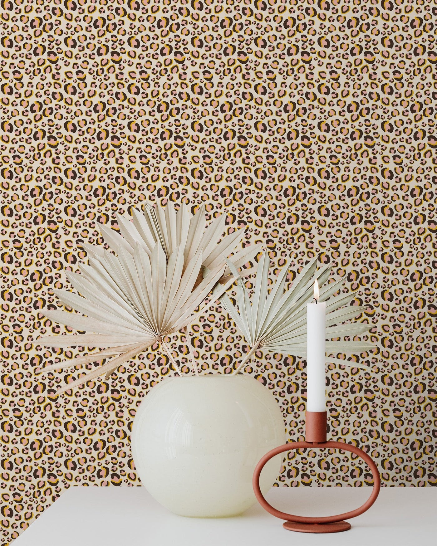 Leopard Print Peel & Stick Wallpaper Peel & Stick Wallpaper Katie Kime