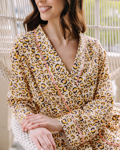 Leopard Print Robe Robe Multi / S/M Katie Kime